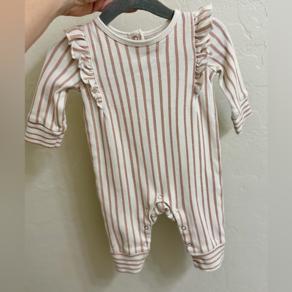 Pehr Organic Cotton Ruffle Romper 0–3 Months